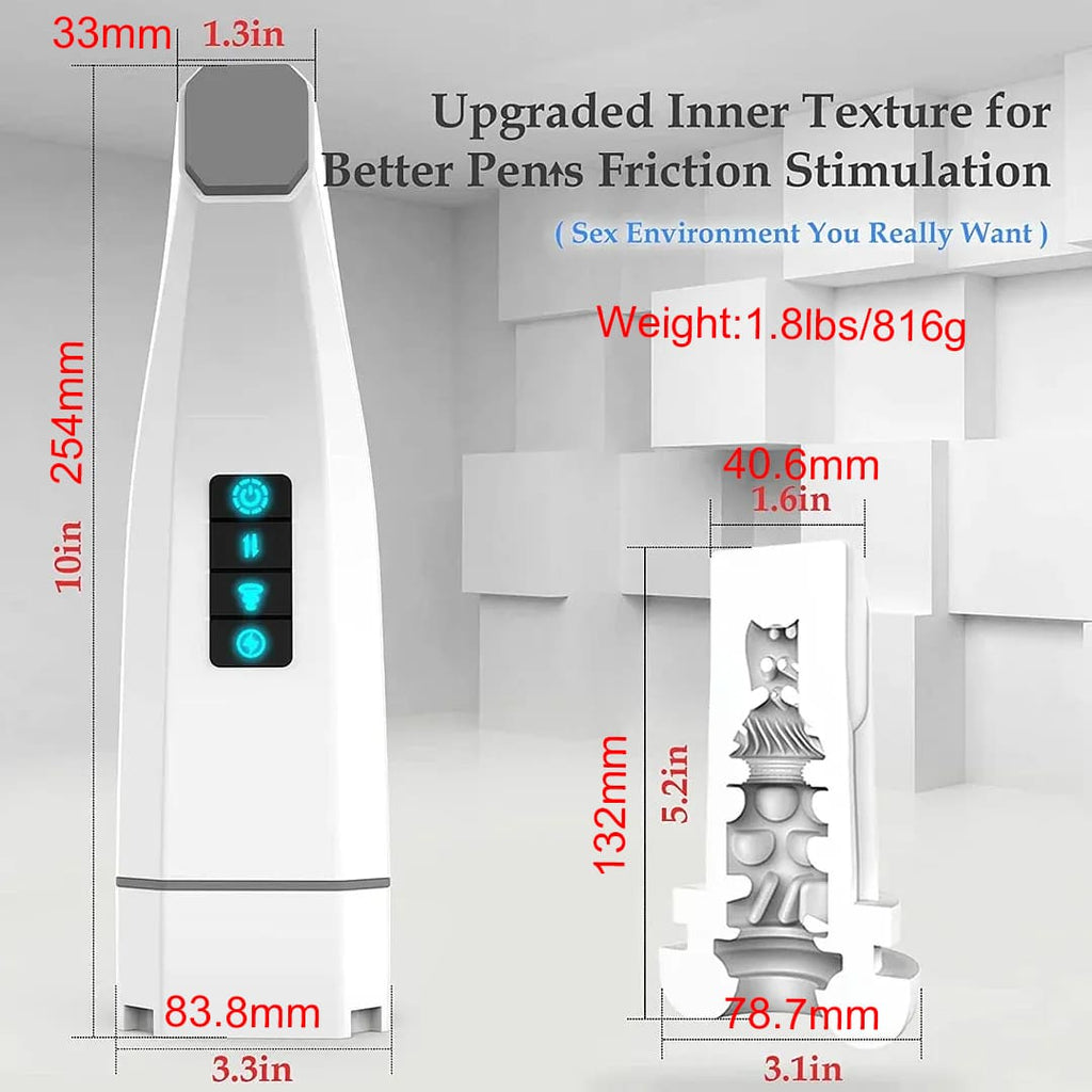Hgod 007 Third Generation Retractable Heating Sucking Vibrating Male Stroker