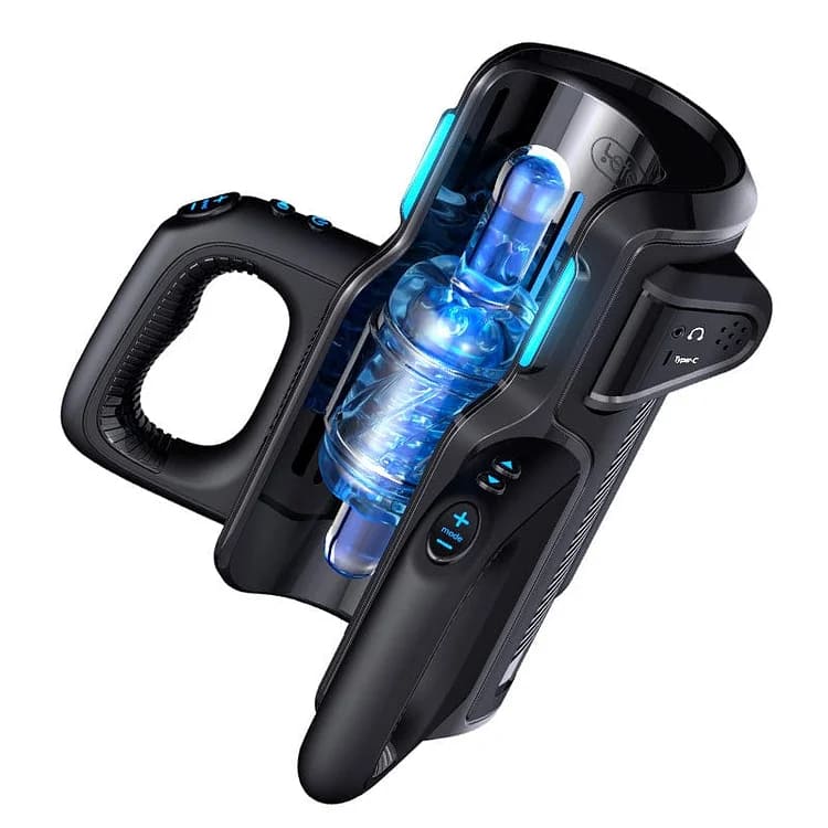 Leten Cannon King Pro Fully Automatic Stroker Ultra-Long Male Stroke Machine With Handle