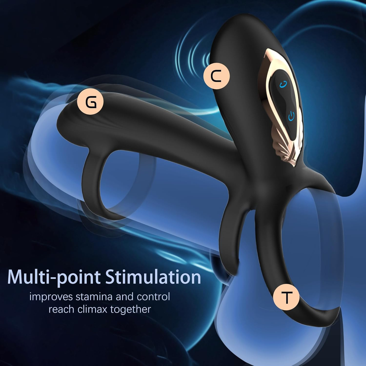 Intima - Vibe Ring for Couple G-Zone Intimate Stimulation