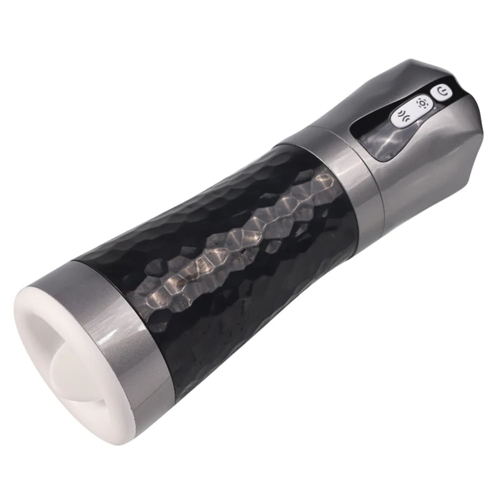 LUOGE 10 Vibrating 5 Sucking Male Stroker with Heating and Voice
