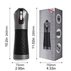 LUOGE 10 Vibrating 5 Sucking Male Stroker with Heating and Voice