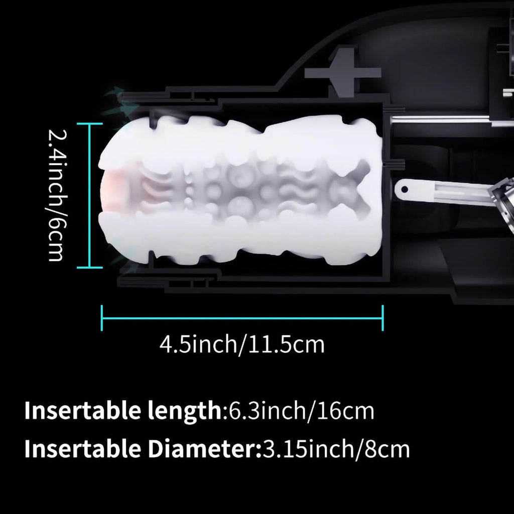 2026 Leten Bermuda 4 In 1 Heating Telescopic Sucking Voice Male Stroker