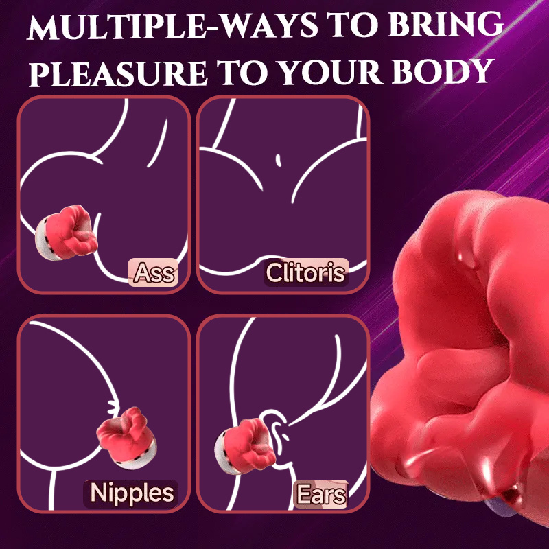LickiMo Massager - Tongue-Style External & Chest Massager for Ultimate Relaxation