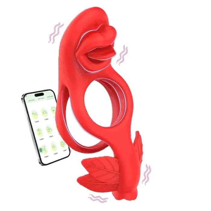 Lipleaf - Tongue Vibe Ring for External & Testicle Play