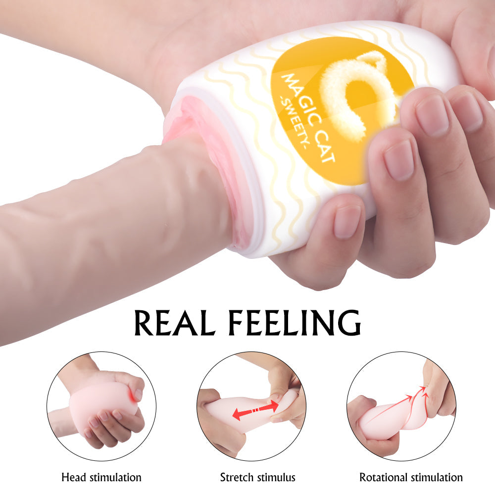 S176 Egg-Style Realistic Male Stroker