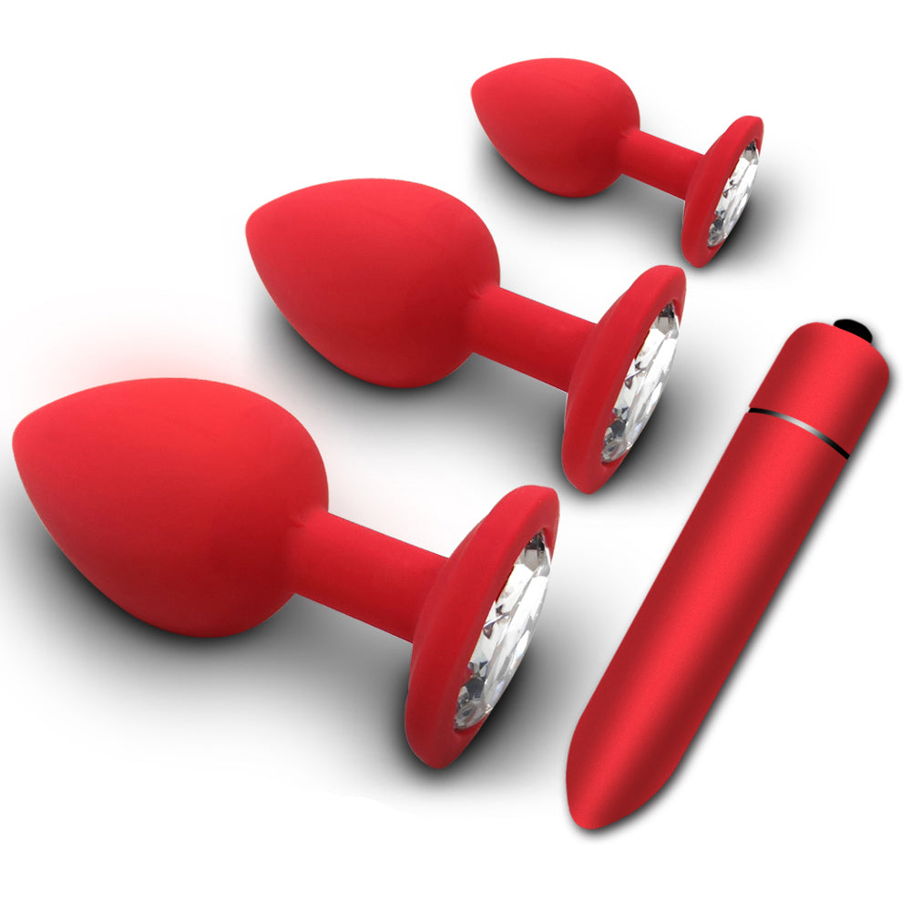 Silicone Masturbation Vibrating Butt Plug
