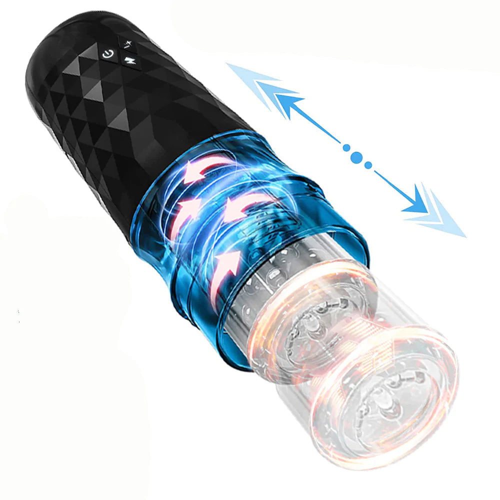 VelocityStimⅡ 10 Frequency Masturbation cup - Electric Telescopic Blowjob Simulator