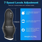 Dragonsuck - 7 Vibrating Sucking Masturbation Cup Automatic Male Stroker