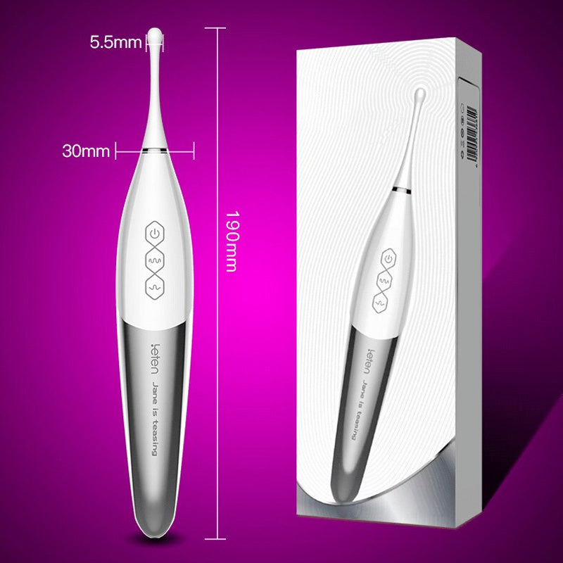 Leten Discreet Mini Head Wand Massage Vibrator
