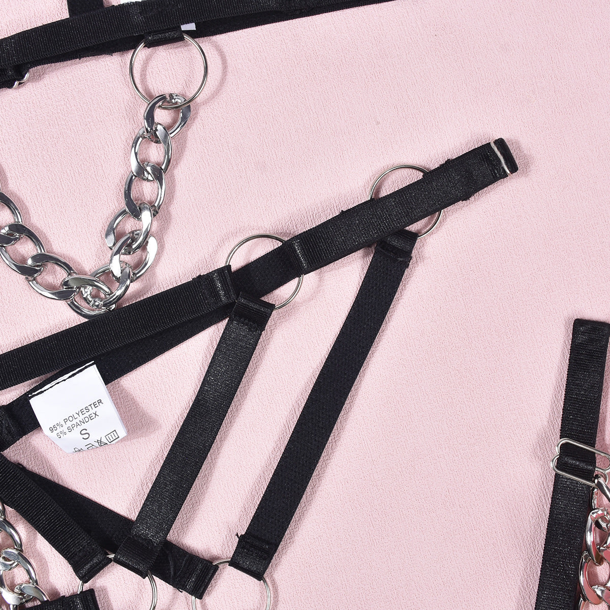 Metal Chain Sex Lingerie Set