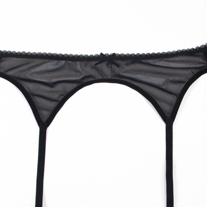Transparent Mesh Ultra-Thin Women's Garter Belt