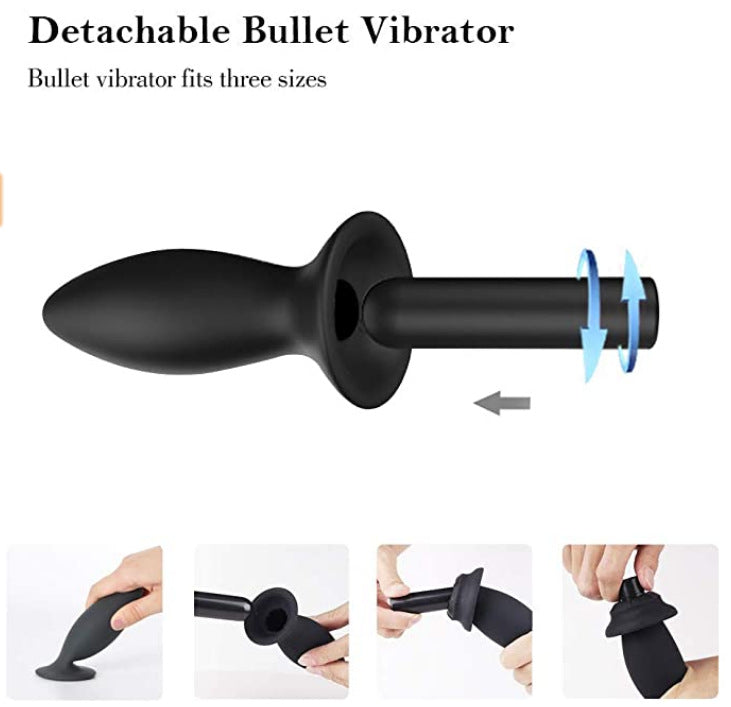 9 Vibrations Butt Plug  Vibrator