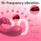 Rose Rabbit Silicone Vibrator - Stunning Clit Stimulation