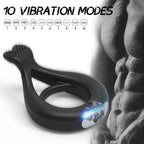 Thumb Design Remote Vibrating Cock Ring