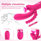 Double-Headed Vibrator Sucking Ball Stick