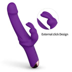 10 Modes Rabbit Vibrating Dildo Slapping Vibration