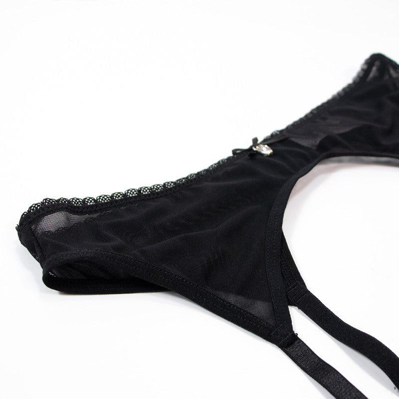Transparent Mesh Ultra-Thin Women's Garter Belt