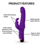 10 Modes Rabbit Vibrating Dildo Slapping Vibration