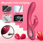 Rose Rabbit Silicone Vibrator - Stunning Clit Stimulation