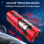 【One-Click Climax】Automatic Male Stroker with Ring with 7 Thrusting & Vibration Modes for Stimulation Electric Pocket Pussy Male Stroker Toy, Adult Male Sex Toys for Men