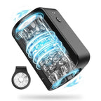 TurboPulseⅢ 7 Rotation Modes & Thrusting 2 in 1  Vibrating Male Stroker