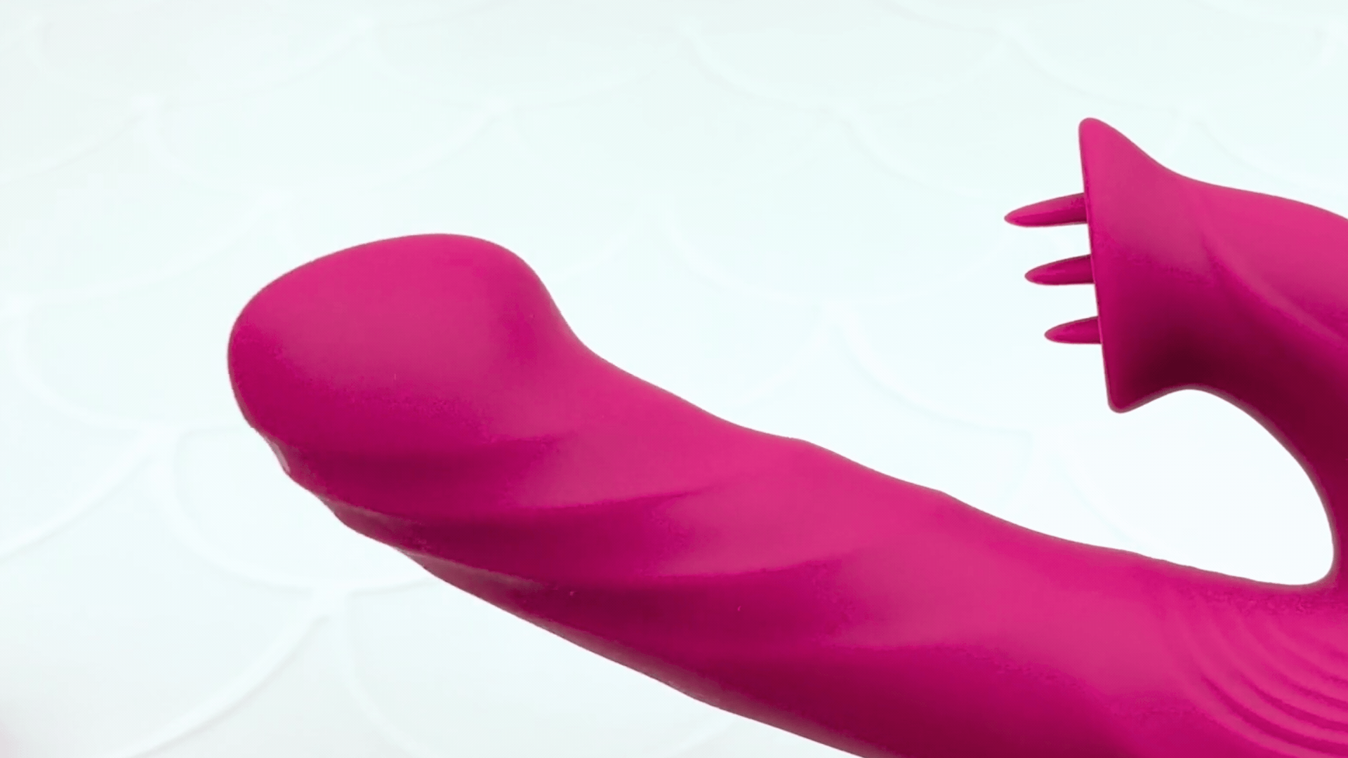 Revel Rabbit Silicone Fluttering and Fingering Dual Action Vibe - Fingers Your G-Spot and Tongues Your Clit!