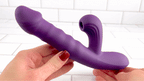 The Suck & Thrust Dual Action Vibrator – Air Pulses + G-Spot Thruster