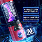 WaveRiderX Intelligent Multi-frequency Telescopic Rotation Sucking & Moaning Automatic Male Stroker with Suction Base