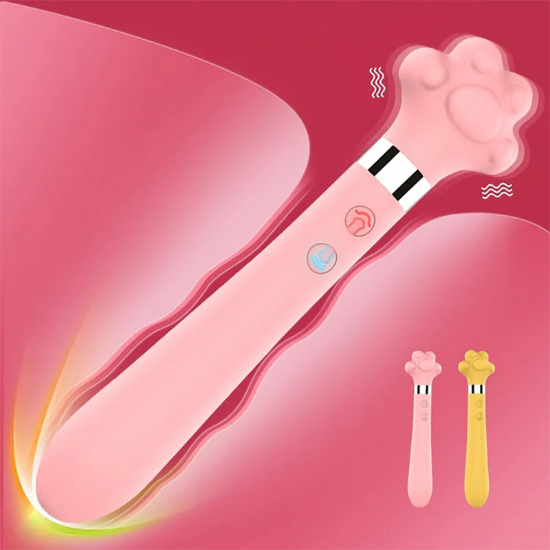 Smart Heated Vibrating Cat Paw Vibrator