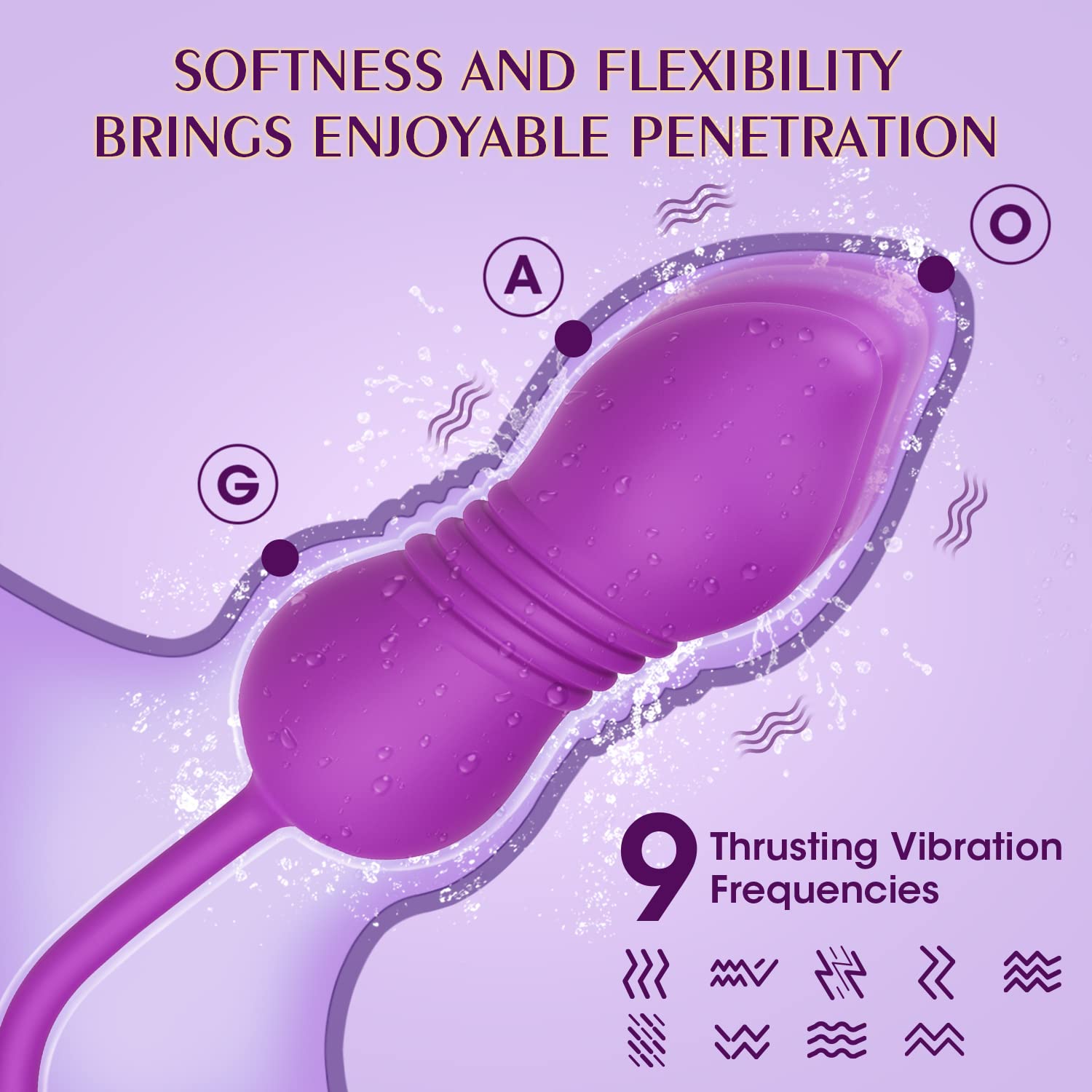 Rose Vibrating Tongue Licking Waterproof Vibrator