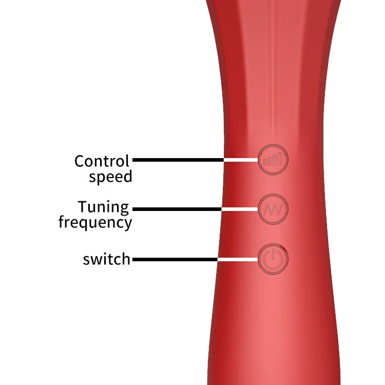 20 Frequency Vibration Mode Rose Vibrators Magic Wand Rechargeable