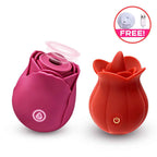 Rose Suction Massager Set with Extra Charging Cable