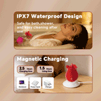 Rose Suction Massager Set with Extra Charging Cable