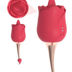 10 Vibrations Rose Suction Vibrator Masturbation Massager
