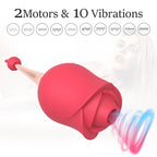 10 Vibrations Rose Suction Vibrator Masturbation Massager