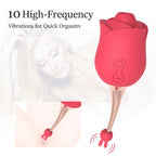 10 Vibrations Rose Suction Vibrator Masturbation Massager