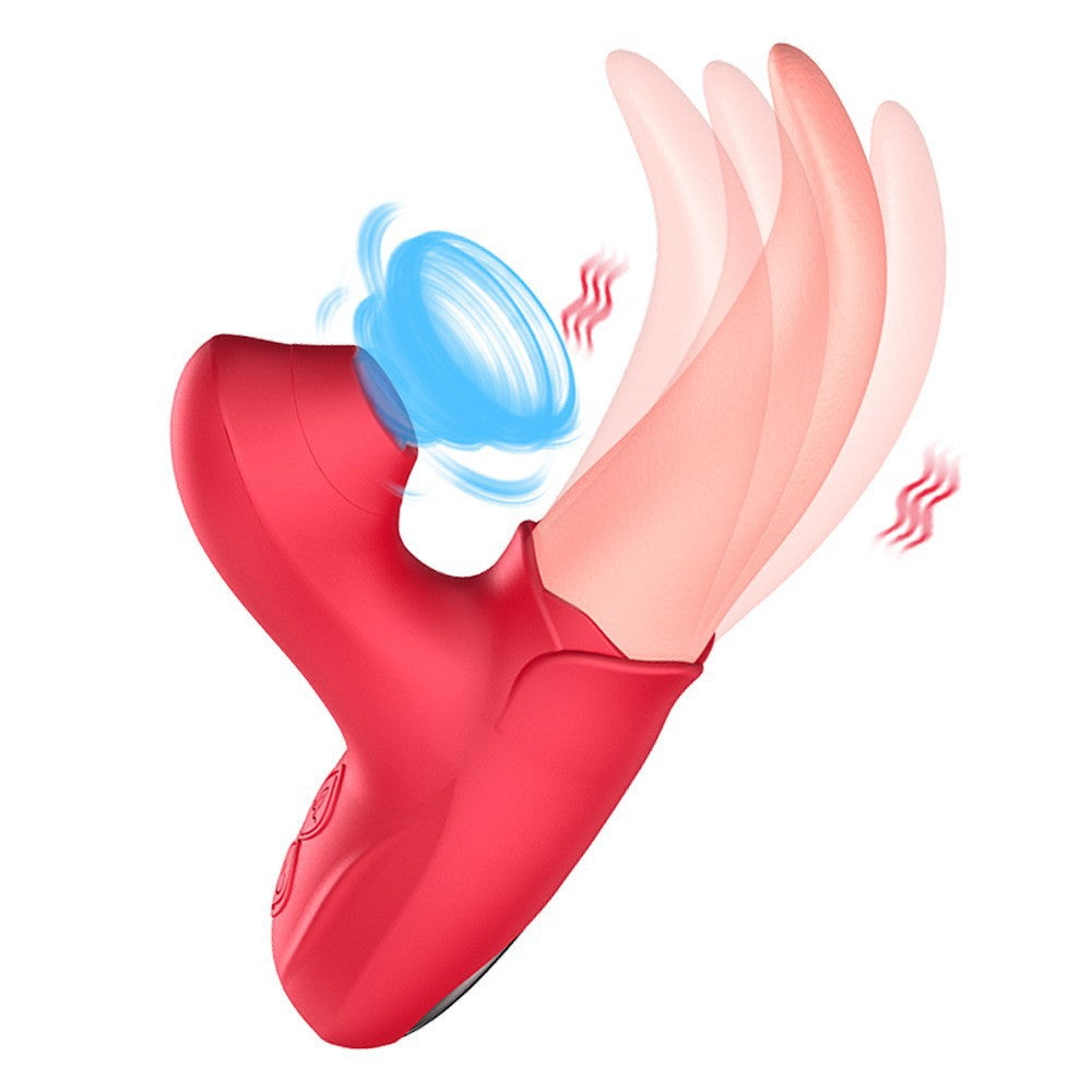 2 IN 1 Upgraded Flapping Tongue G-Spot Vibrator