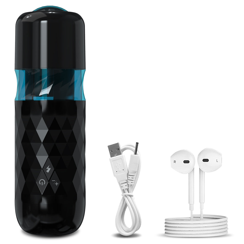 VelocityStimⅡ 10 Frequency Masturbation cup - Electric Telescopic Blowjob Simulator