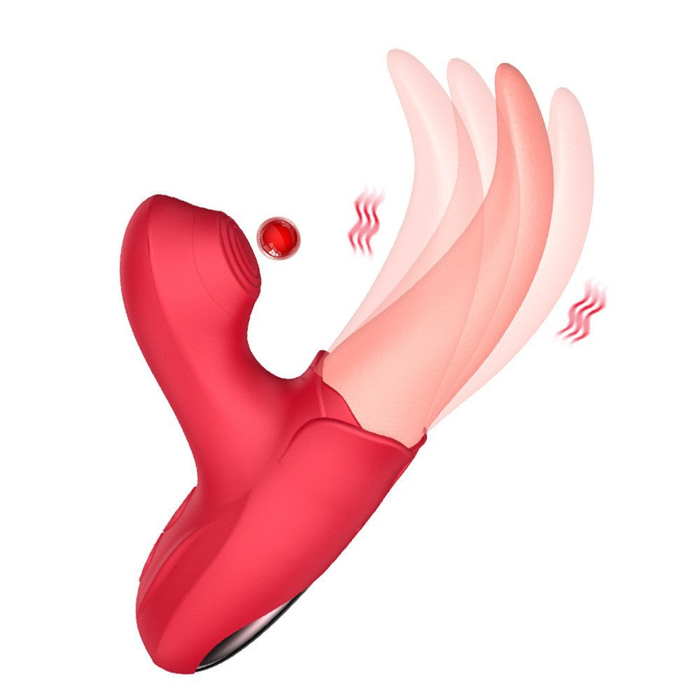 2 IN 1 Upgraded Flapping Tongue G-Spot Vibrator