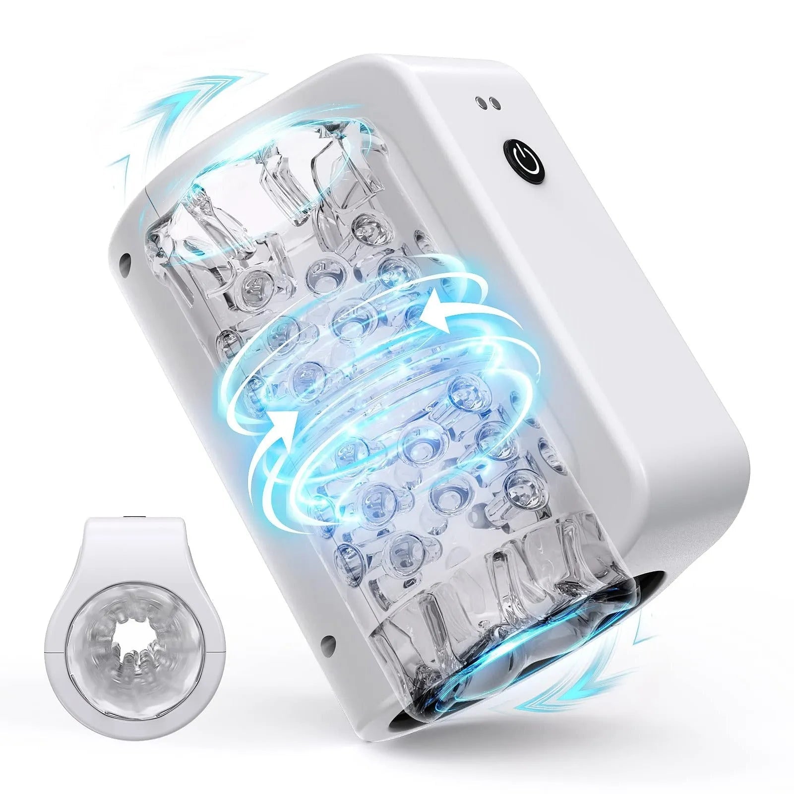 TurboPulseⅢ 7 Rotation Modes & Thrusting 2 in 1  Vibrating Male Stroker