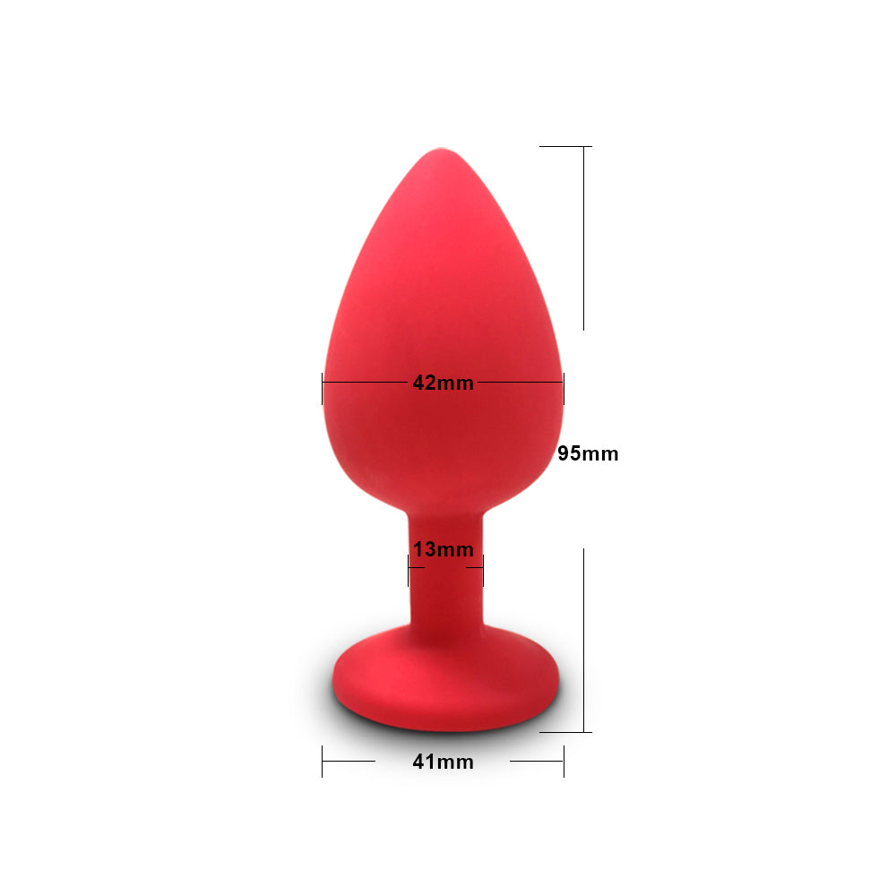Silicone Masturbation Vibrating Butt Plug