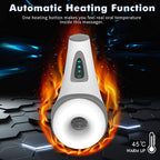 SparkSolo 7 Vibration 3 Sucking Smart Heating Automatic Male Stroker Hands Free Blowjob Pleasure Realistic Textured Ultra-Soft Blowjob Toy