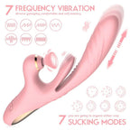 G-Spot Stimulator Suction Tapping Thrusting Dildo Sex Toy