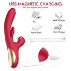 G-Spot Stimulator Suction Tapping Thrusting Dildo Sex Toy