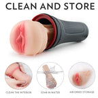 9 Vibrating & Sucting Stroker Cup 3D Realistic Blowjob Toy