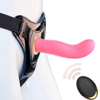 Wireless Remote Control Charging Female Wearable Silicone Vibrator Dildo