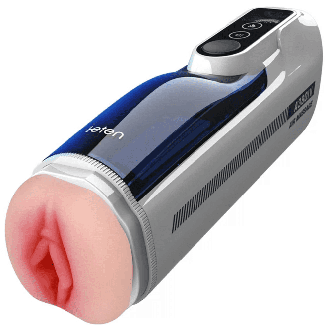 Leten A380 IV Generation 10 Frequency Telescopic Vibration Smart Heating Male Stroker Toy