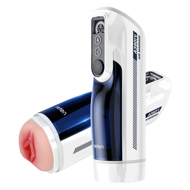 Leten A380 IV Generation 10 Frequency Telescopic Vibration Smart Heating Male Stroker Toy