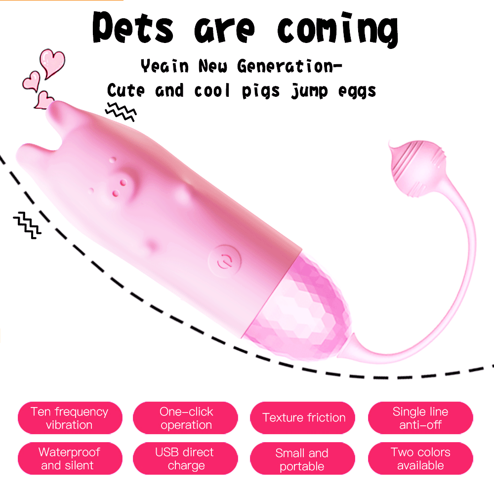 Piggy Vibrator -10 Frequency Wireless Control Piglet Vibrator