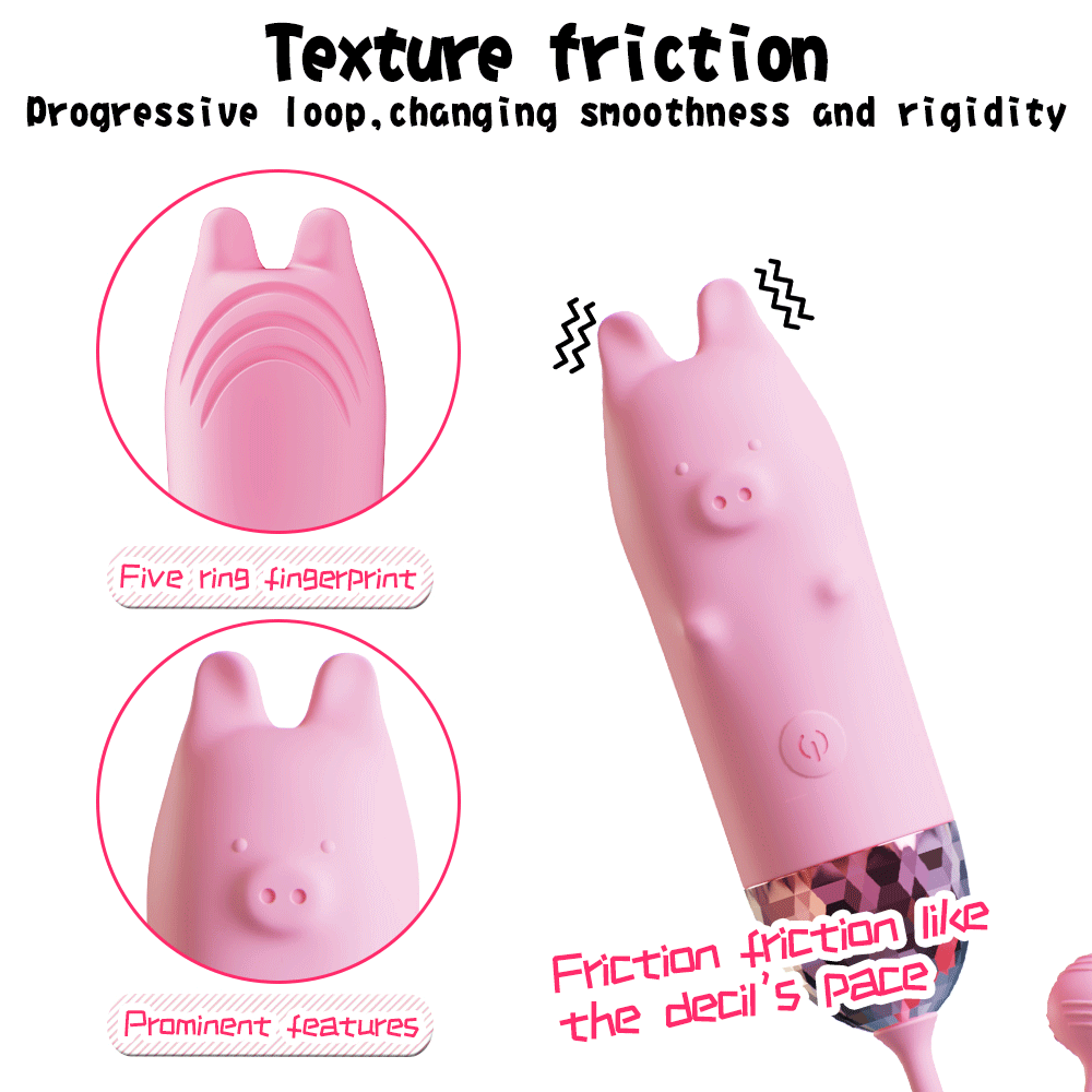 Piggy Vibrator -10 Frequency Wireless Control Piglet Vibrator